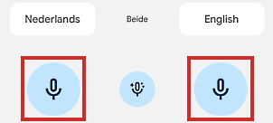 Gesprek vertalen in Google Translate op iPhone